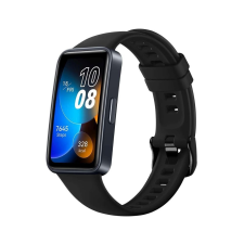 Fixed Szíj Huawei Band 8/9-hez - Fix szilikon szíj - fekete okosóra kellék
