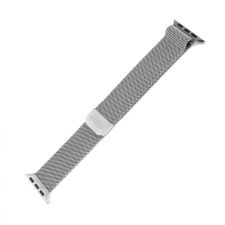 Fixed szíj rozsdamentes hálóval Apple Watch 42/44mm órához, ezüst okosóra kellék