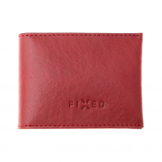 Fixed valódi bőr pénztárca, piros fixw-smmw2-rd