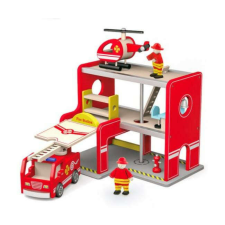 FKP Toys Tűzoltóság Játék tűzoltó állomás autópálya és játékautó