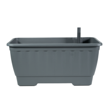 Flair 61540 hidrokultúrás antracit 40 cm balkonláda (61540) kerti tárolás