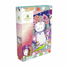 Flair Toys Artissimo: Glitterkép készítő szett – Cicák kreatív és készségfejlesztő