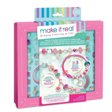 Flair Toys Make it Real: Kristály Medál Karkötők Pink kreatív és készségfejlesztő