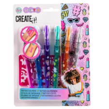 FlairToys Create It! Tetováló illatos zseléstoll szett 6 db-os toll