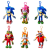 FlairToys Sonic a sündisznó 15cm-es plüss figura akasztóval több változatban 1db