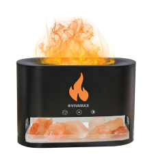 Flame aromadiffúzor sókristályokkal gyógyászati segédeszköz