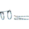 Flamingo egérkés macska hám és póráz - kék 15-25 cm