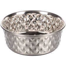Flamingo FÉMTÁL DIAMI INOX GUMIS 1000 ML kutyatál