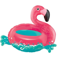 Flamingo , Flamingó Fólia lufi 76*68 cm party kellék