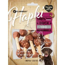 Flamingo Flamingo Hapki Dumbbel - kacsás 150 g jutalomfalat kutyáknak