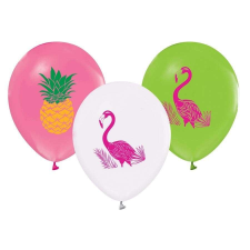 Flamingo Flamingó léggömb lufi 5 db-os party kellék