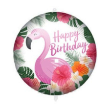  Flamingó fólia lufi 46 cm party kellék