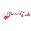 Flamingo Jim Playing Rope - rágókötél 2 csomóval, pink 22 cm