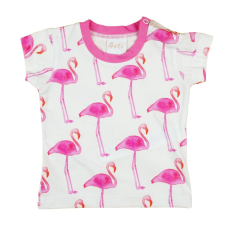  Flamingó mintás baba rövid ujjú Póló gyerek póló