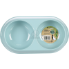  Flamingo műanyag duo tál - világoskék 2 x 200 ml