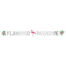  Flamingo Paradise papír felirat 135 cm party kellék