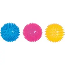 Flamingo TPR tüskés játéklabda 8 cm játék kutyáknak