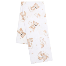 Flanel pelenka nyomtatott mintával New Baby maci fehér mosható pelenka