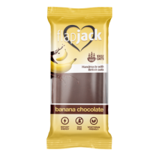 Flapjack Zabszelet Banán-Csoki, 100 g reform élelmiszer
