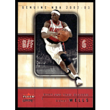 Fleer 2002-2003 Fleer Genuine #100 Bonzi Wells gyűjthető kártya