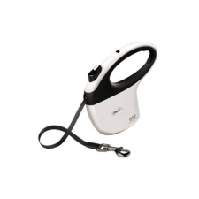 Flexi 034903 ONE tape 5m, fehér-fekete, M, 30kg-ig kutyaeledel