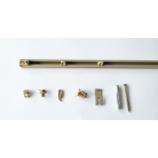  Flexi 1 soros alumínium függönysín HOMOK színben - 200 cm karnis, függönyrúd