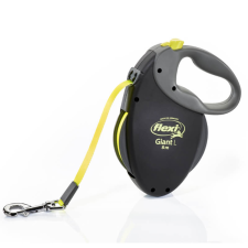 Flexi Giant L Neon Szalag 8m 50kg-ig fekete nyakörv, póráz, hám kutyáknak