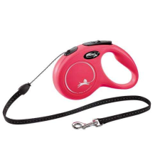  flexi New Classic zsinór S 5m 12kg-ig piros nyakörv, póráz, hám kutyáknak