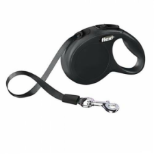 Flexi New Classic zsinór XS 3m 8kg-ig fekete nyakörv, póráz, hám kutyáknak
