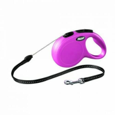 Flexi New Classic zsniór S 8m 12kg-ig pink nyakörv, póráz, hám kutyáknak