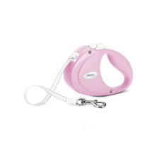 Flexi Puppy Szalag 2m 12kg-ig, Rózsaszín nyakörv, póráz, hám kutyáknak