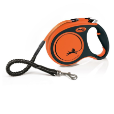 Flexi Xtreme szalagos automata póráz L 5m, narancs 35kg-ig nyakörv, póráz, hám kutyáknak