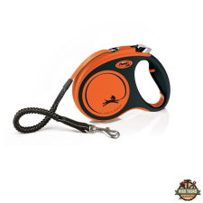 Flexi Xtreme szalagos automata póráz M 5m, narancs 35kg-ig nyakörv, póráz, hám kutyáknak