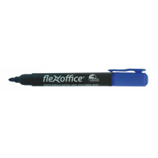 FLEXOFFICE Alkoholos marker, 1,5 mm, kúpos, FLEXOFFICE &quot;PM03&quot;, kék filctoll, marker
