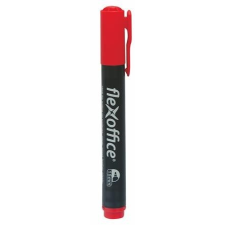 FLEXOFFICE Alkoholos marker, 1,5 mm, kúpos, FLEXOFFICE &quot;PM03&quot;, piros filctoll, marker