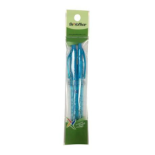 FLEXOFFICE Flexoffic Jonat nyomógombos golyóstoll - 0,25 mm / Kék (FO-017BLUEBL) toll