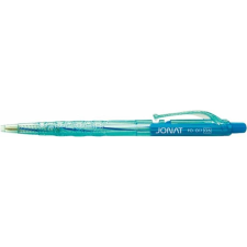 FLEXOFFICE Golyóstoll, 0,25 mm, nyomógombos,  "Jonat", kék toll