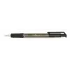 FLEXOFFICE Golyóstoll, 0,4 mm, nyomógombos, FLEXOFFICE "EasyGrip", fekete