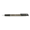 FLEXOFFICE Golyóstoll, 0,4 mm, nyomógombos, FLEXOFFICE "EasyGrip", fekete (FOGT08FK)