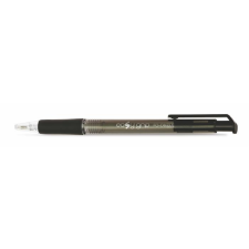 FLEXOFFICE Golyóstoll, 0,4 mm, nyomógombos, FLEXOFFICE "EasyGrip", fekete (FOGT08FK) toll