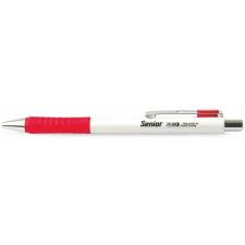 FLEXOFFICE Golyóstoll, 0,4 mm, nyomógombos, FLEXOFFICE &quot;Senior&quot;, piros toll