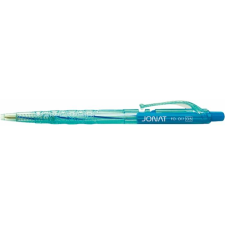 FLEXOFFICE Jonat nyomógombos golyóstoll - 0.25mm / Kék (12 db) (FO-017BLUE12) toll