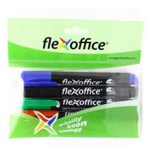 FLEXOFFICE PM03 alkoholos marker 4 különböző szín (FO-PM03SET) (FO-PM03SET) filctoll, marker