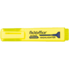 FLEXOFFICE Szövegkiemelő, 1-4 mm, FLEXOFFICE "HL05", sárga filctoll, marker