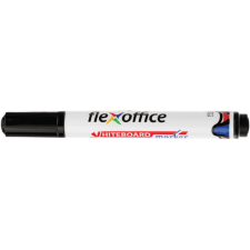 FLEXOFFICE Táblamarker, 2,5 mm,kúpos, FLEXOFFICE &quot;WB03&quot;, fekete filctoll, marker