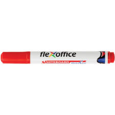 FLEXOFFICE Táblamarker, 2,5 mm, kúpos, FLEXOFFICE &quot;WB03&quot;, piros filctoll, marker