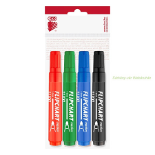  Flipchart marker 11 XXL, kerek 1-3mm 4db-os filctoll, marker