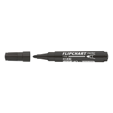 Flipchart marker ICO Artip 11 XXL kerek fekete 1-3mm filctoll, marker