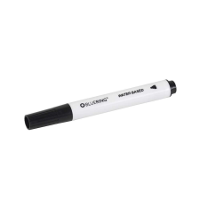  Flipchart marker rostirón vizes kerek végű 3mm, bluering® fekete filctoll, marker