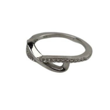 Flippy 925 ezüst gyűrű, végtelen nagy, cirkónium M 59 gyűrű